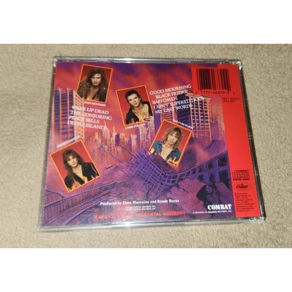 MEGADETH cd PEACE SELLS BUT WHO'S BUYING capitol cdp 7 46370 2 - Picture 2 of 11